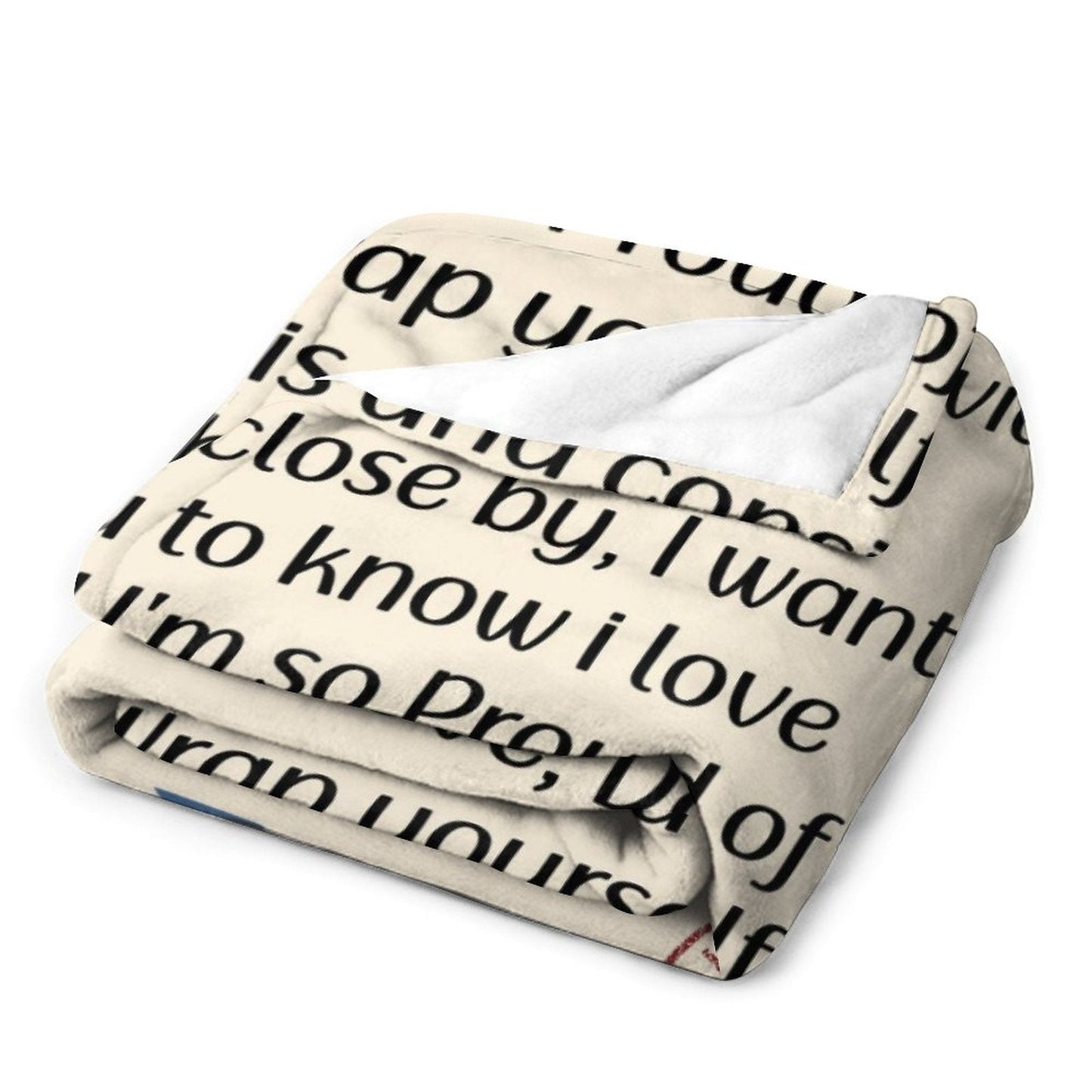 Personalized Custom Airmail Throw Blanket For Family