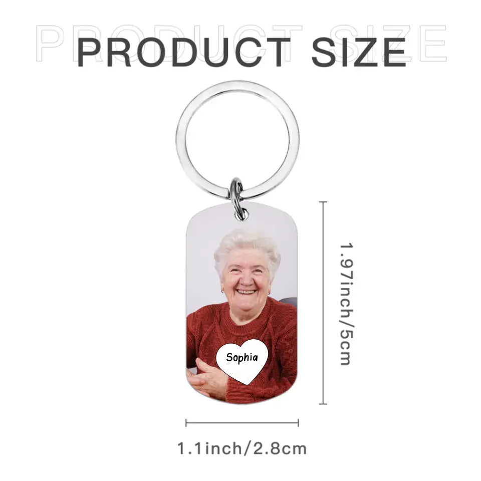 When You Miss Me Have No Fear Personalized Aluminum Keychain Gift For Family,Dog Lovers,Cat Lovers