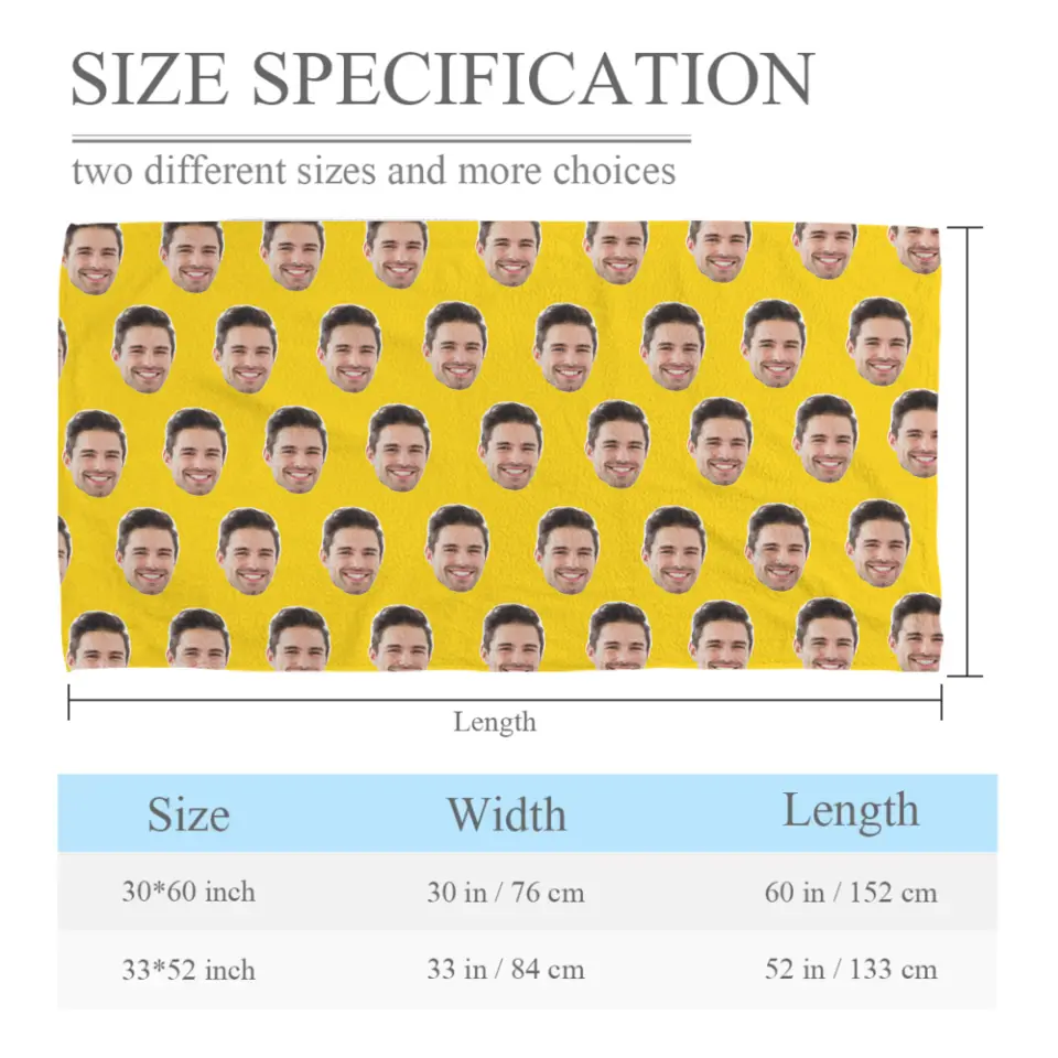 Customized Beach Towels, Personalized Funny Pool Towels With Photos, Gifts For Good Friends