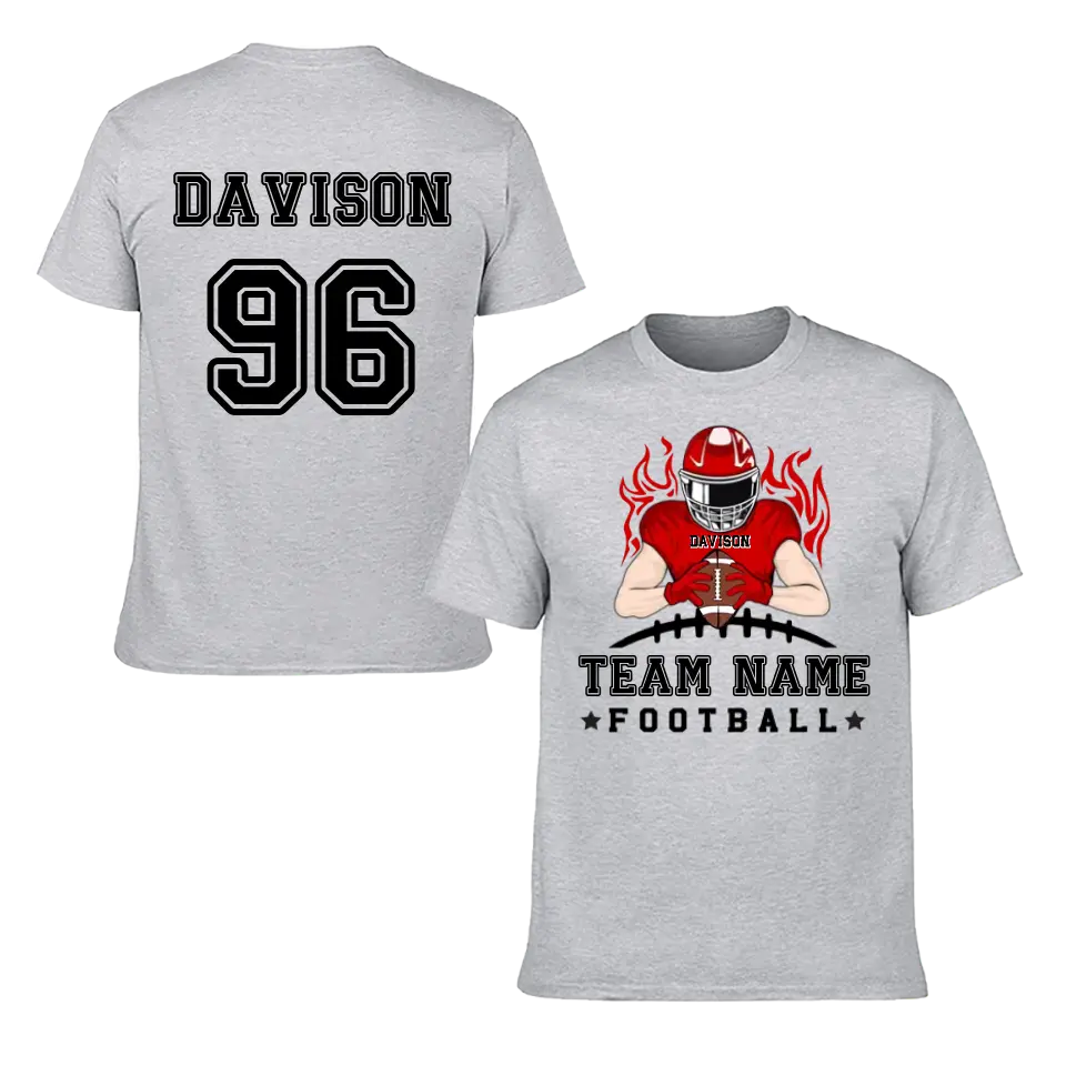 Football Season - Personalized American Football Team Shirt - A Gift for Football Player,Lovers