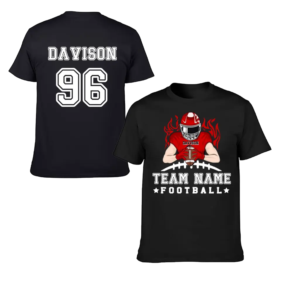 Football Season - Personalized American Football Team Shirt - A Gift for Football Player,Lovers