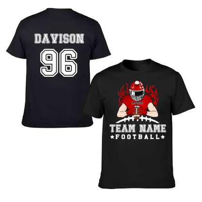 Football Season - Personalized American Football Team Shirt - A Gift for Football Player,Lovers