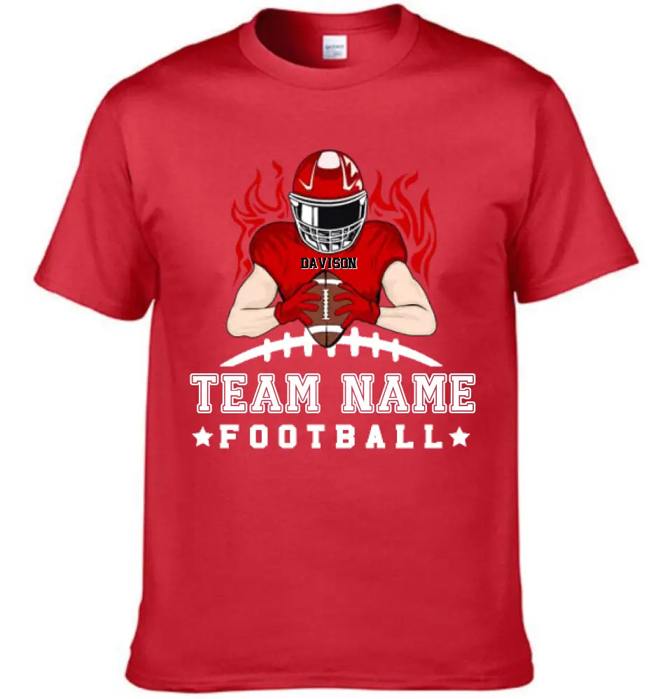 Football Season - Personalized American Football Team Shirt - A Gift for Football Player,Lovers