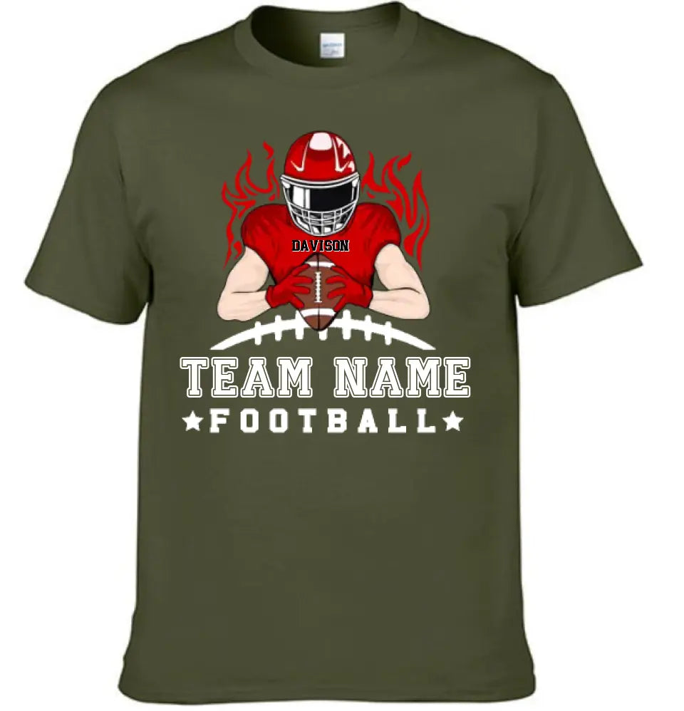 Football Season - Personalized American Football Team Shirt - A Gift for Football Player,Lovers