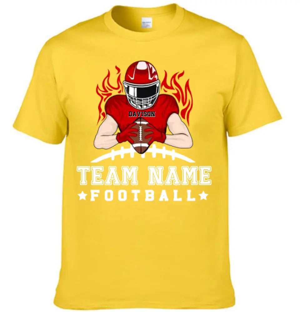 Football Season - Personalized American Football Team Shirt - A Gift for Football Player,Lovers