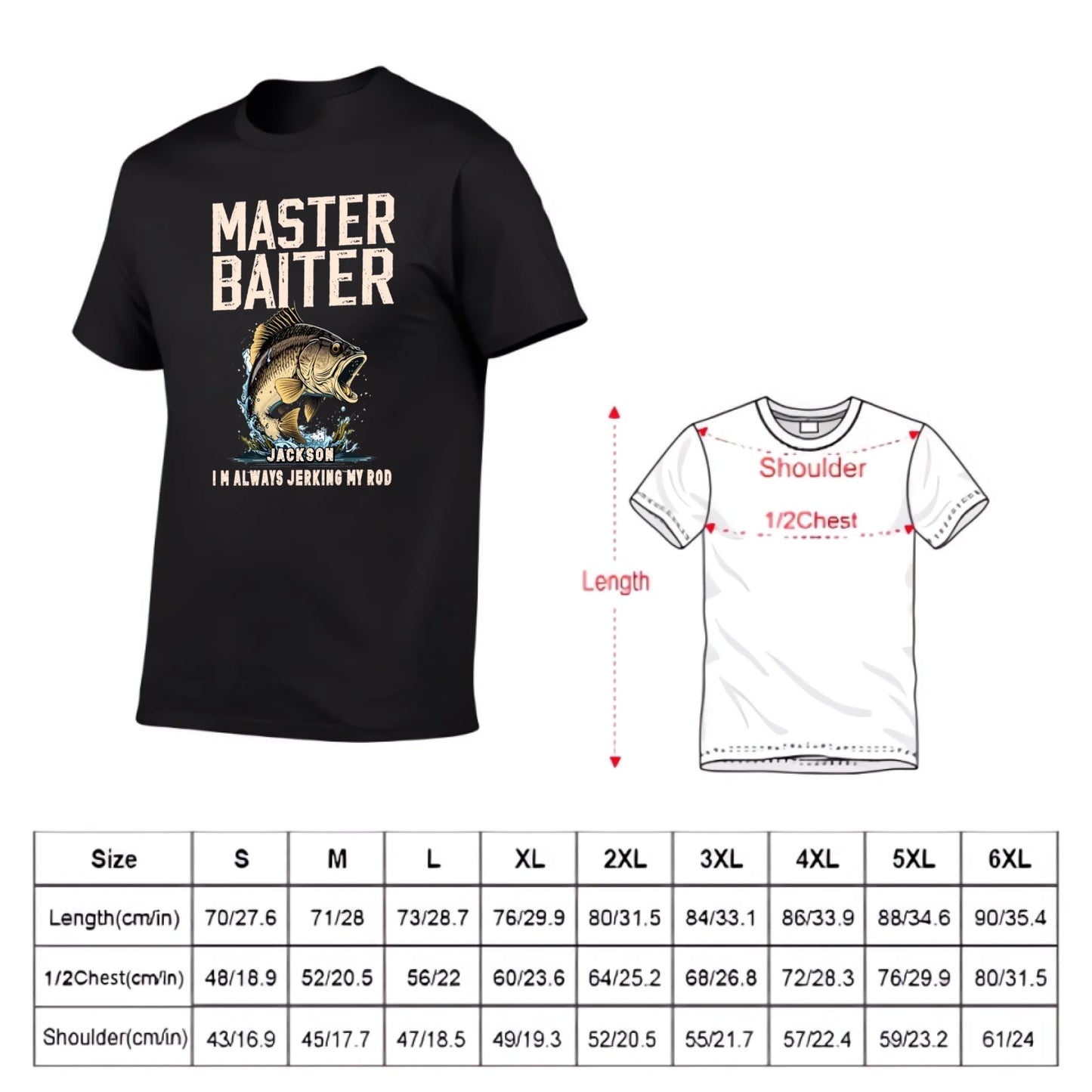 Customized Master Angler T-shirt - Personalized Name Fishing Themed Master  -  A Gift For Friend,Family,Anglers