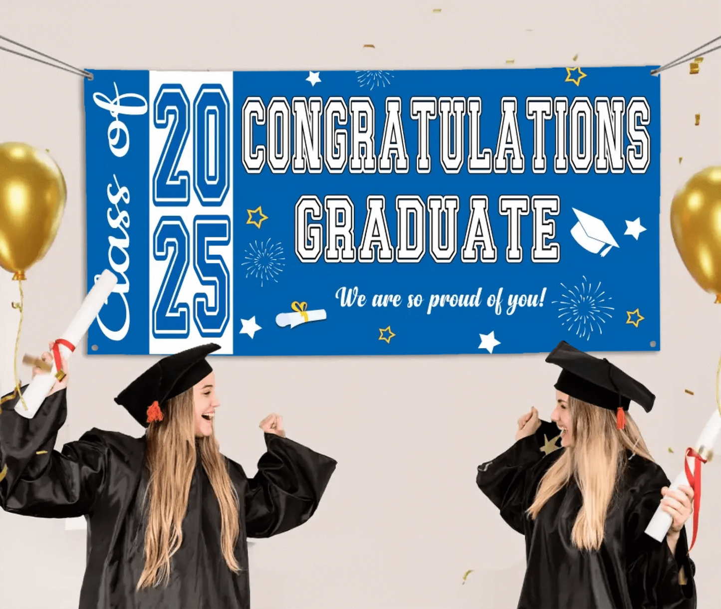 Personalized Banner Class of 2025 - Congratulations Graduate