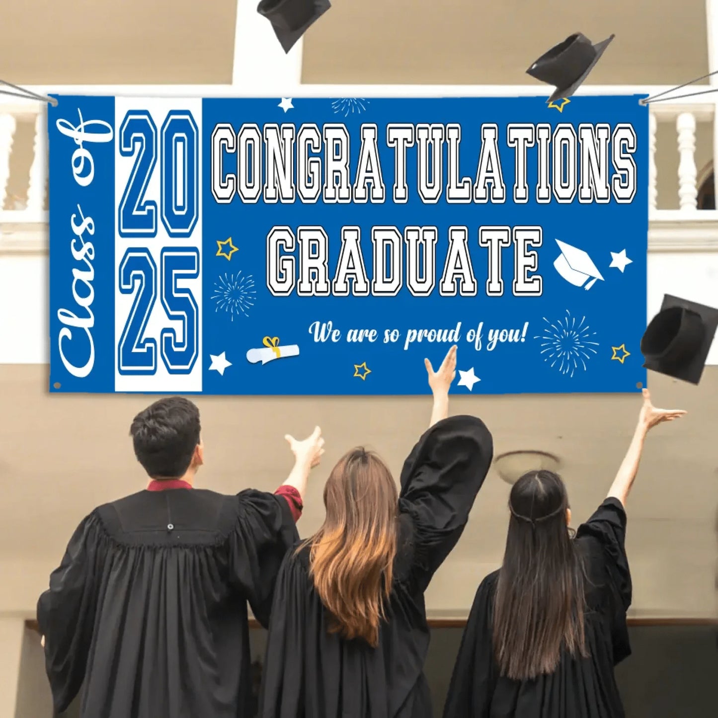 Personalized Banner Class of 2025 - Congratulations Graduate