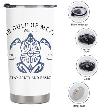 Custom Gulf of Mexico Printed Mugs - Personalised Name Gulf of Mexico Themed Printed Trendy Mugs - A Gift For Family,Friend,BFF