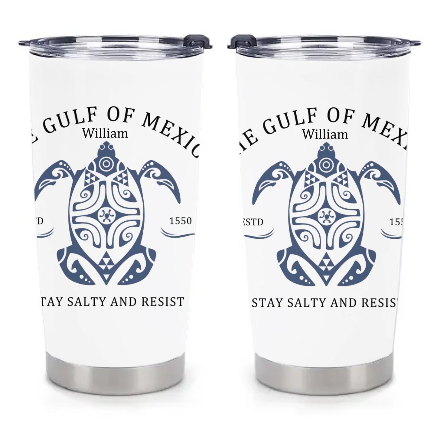 Custom Gulf of Mexico Printed Mugs - Personalised Name Gulf of Mexico Themed Printed Trendy Mugs - A Gift For Family,Friend,BFF