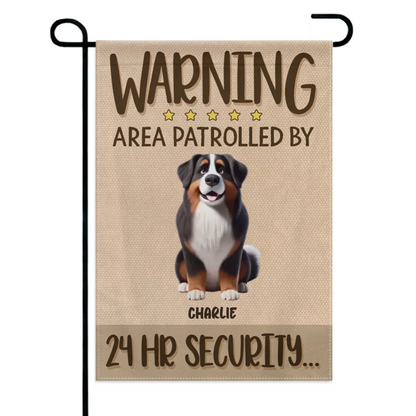 Fearless Pet Guard Flag - Personalized pet customization flags - Gifts For Family,Pet Lovers,Pet Owners