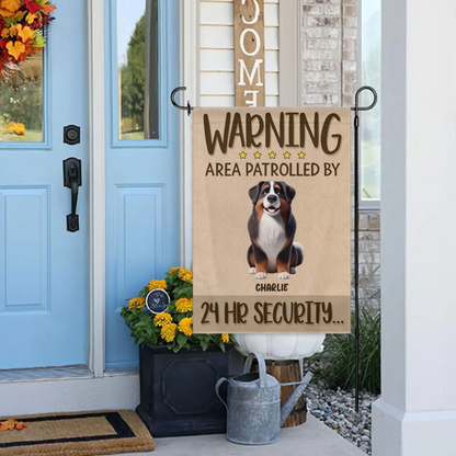 Fearless Pet Guard Flag - Personalized pet customization flags - Gifts For Family,Pet Lovers,Pet Owners