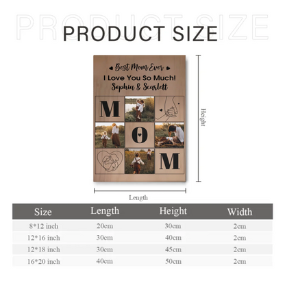 Best Parent Ever - Personalized Family Photo Wall Decorations - Gift for Mom,Dad,Family