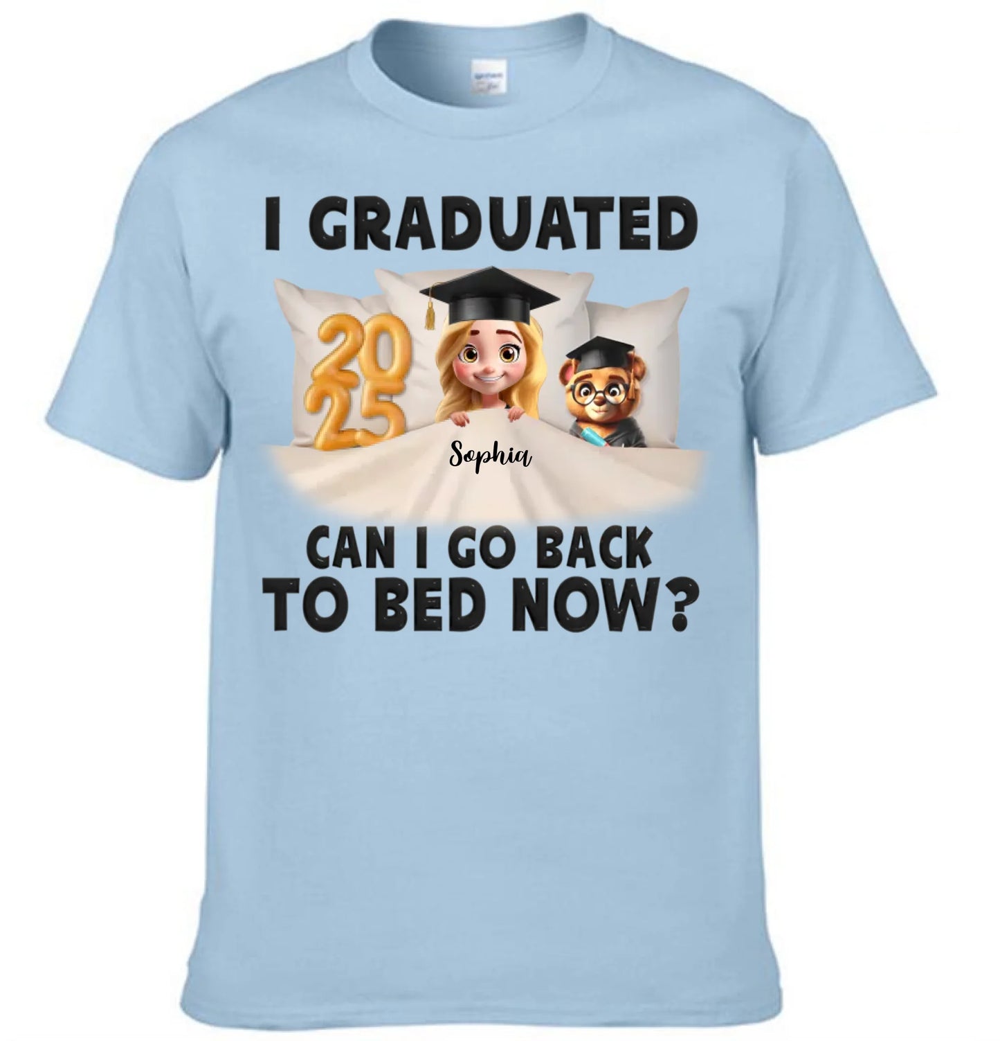 Graduation Clothes - Personalized Graduation Theme Costumes with Specific Years, Characters and Name - Gift for Graduate,Friend,BFF