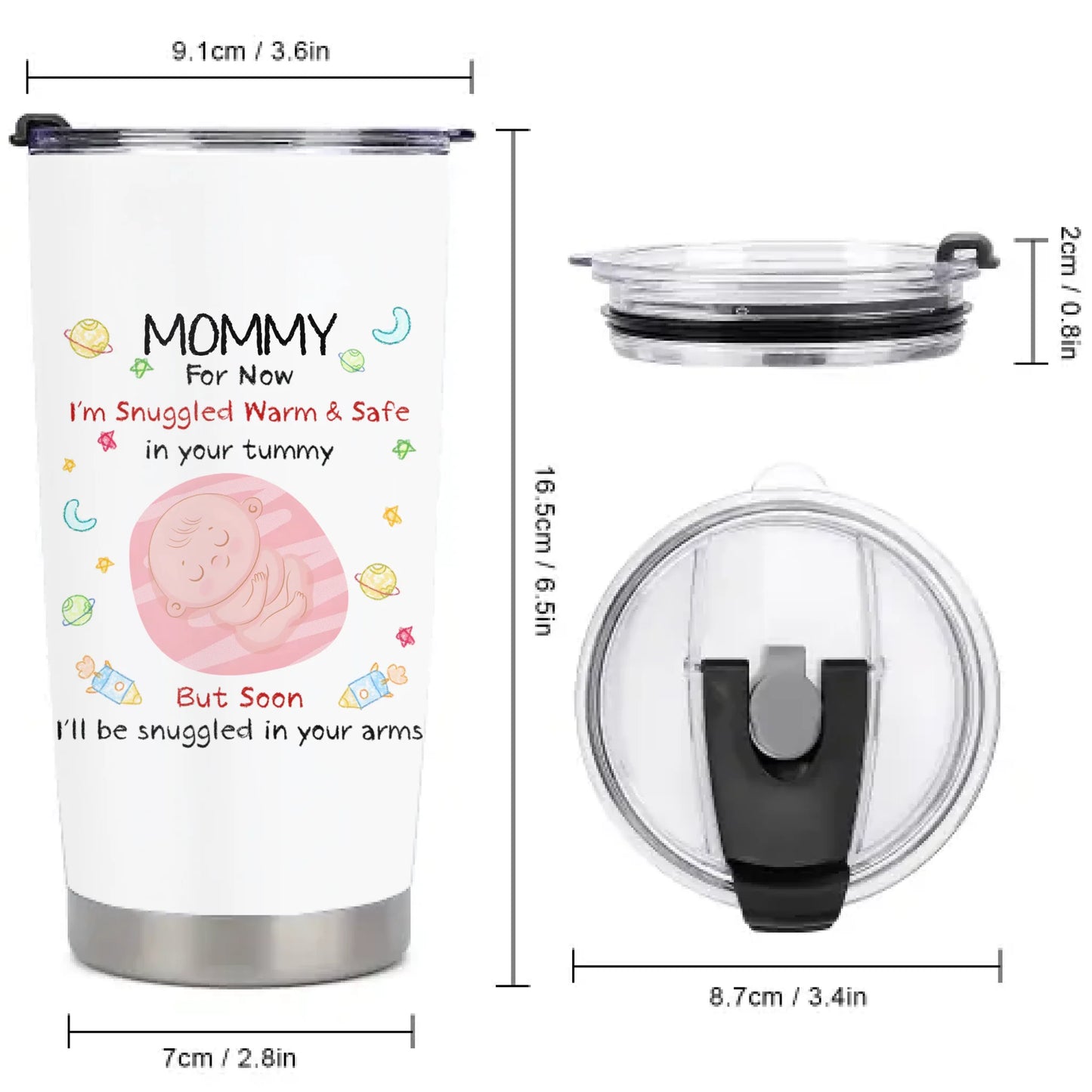Personalized Baby Blessing Mug - Custom Keepsake Gift for Families