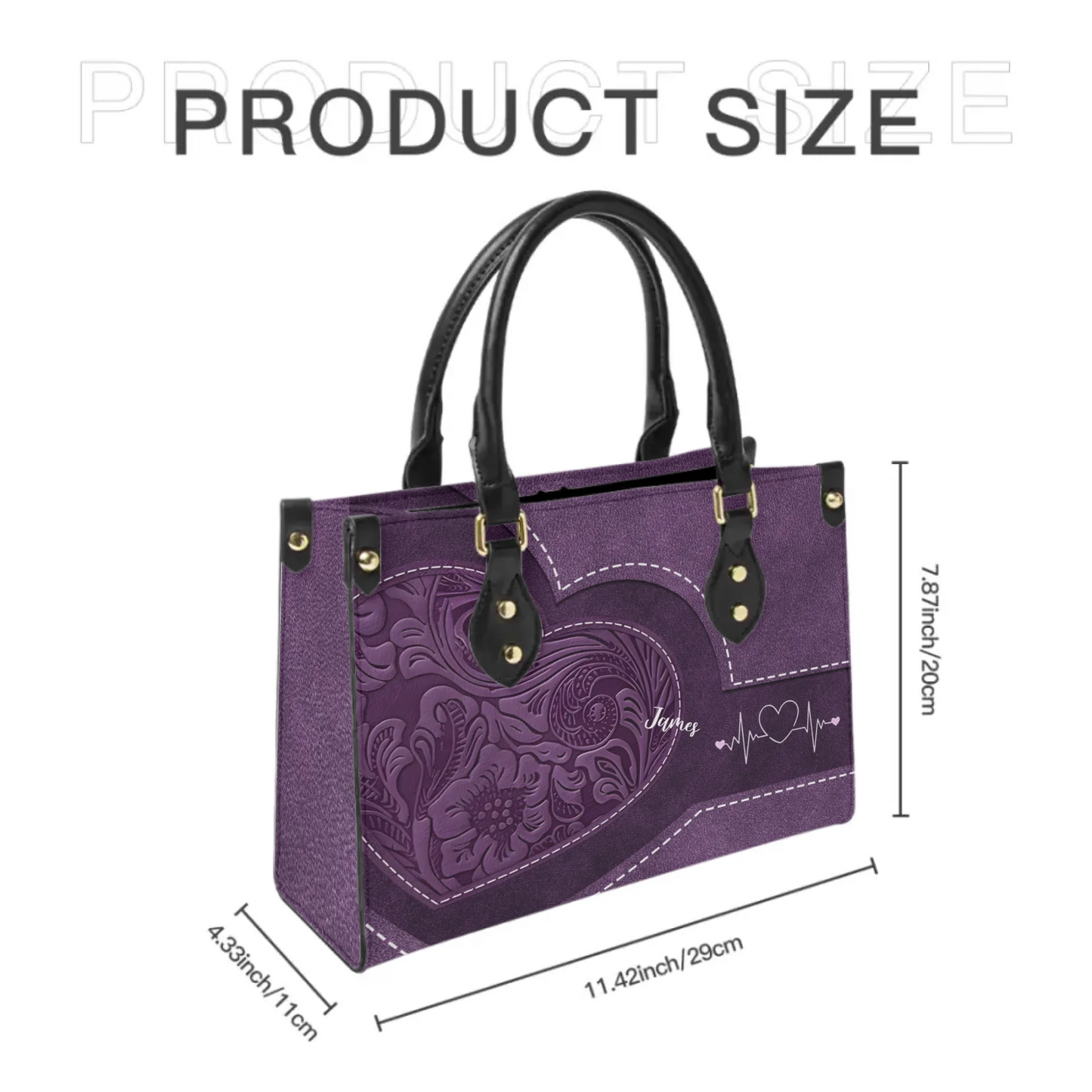 Grandma's Little Sweethearts - Birthday, Loving Gift For Grandmother, Mother, Mom - Personalized Leather Bag
