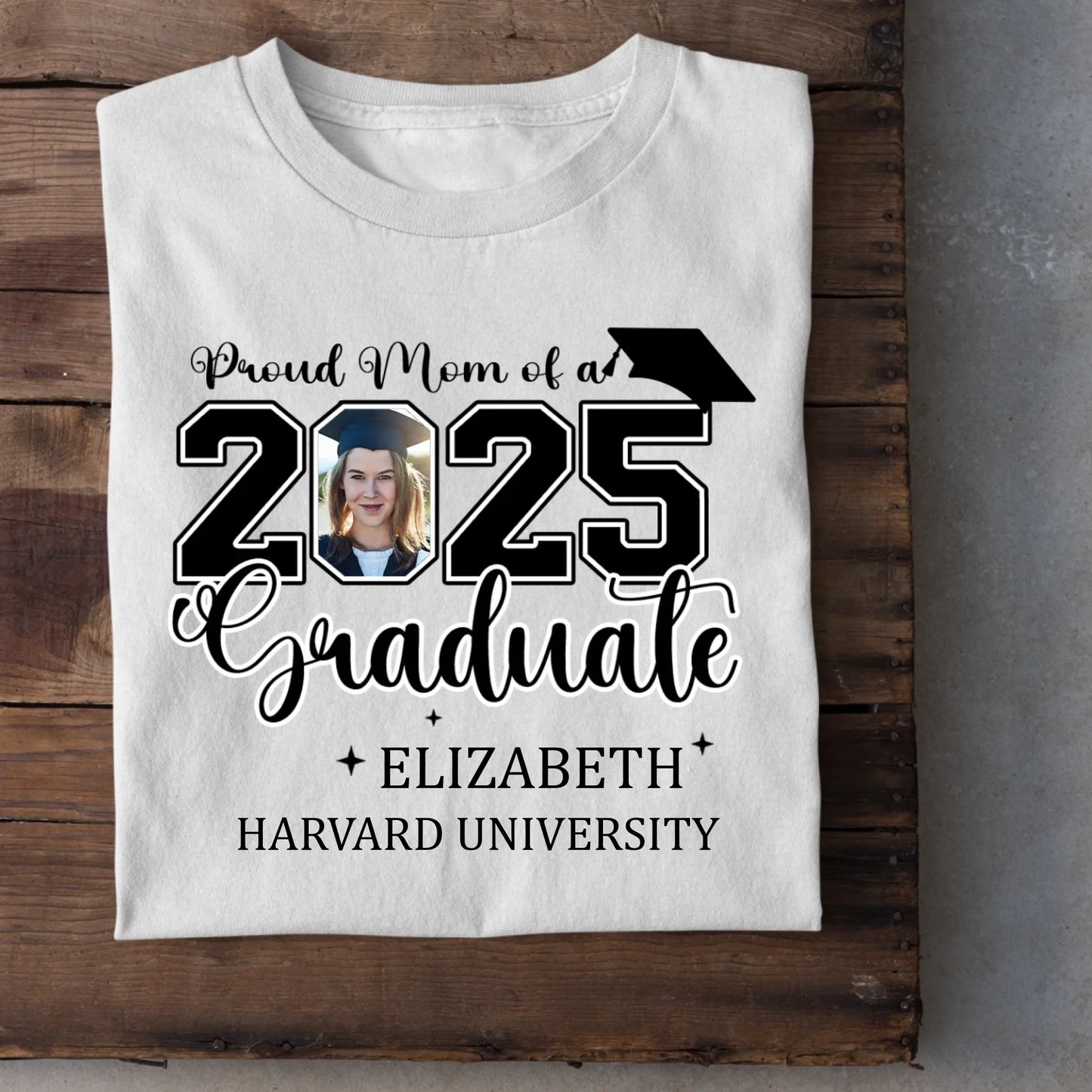 Class of 2025 Proud Mom and Dad T-Shirts, Graduation Gifts, Custom Photos