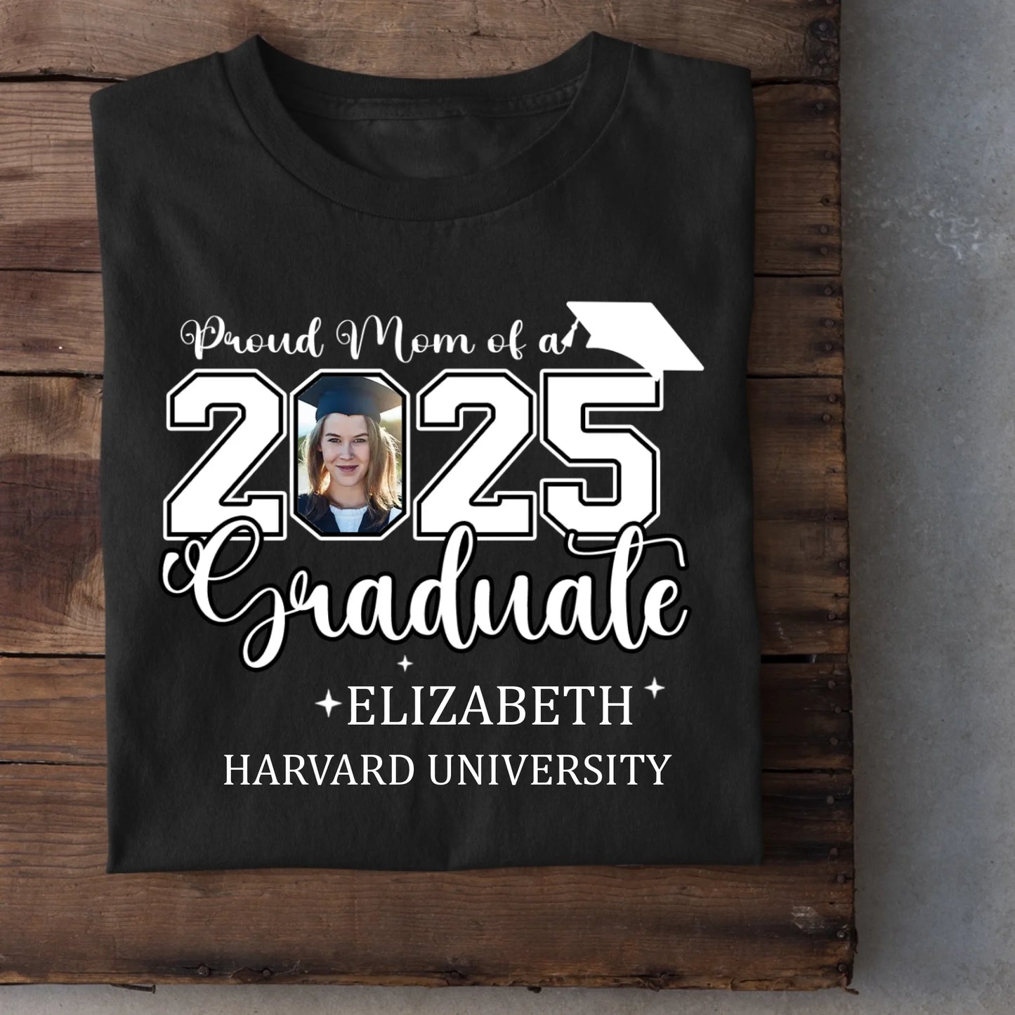 Class of 2025 Proud Mom and Dad T-Shirts, Graduation Gifts, Custom Photos