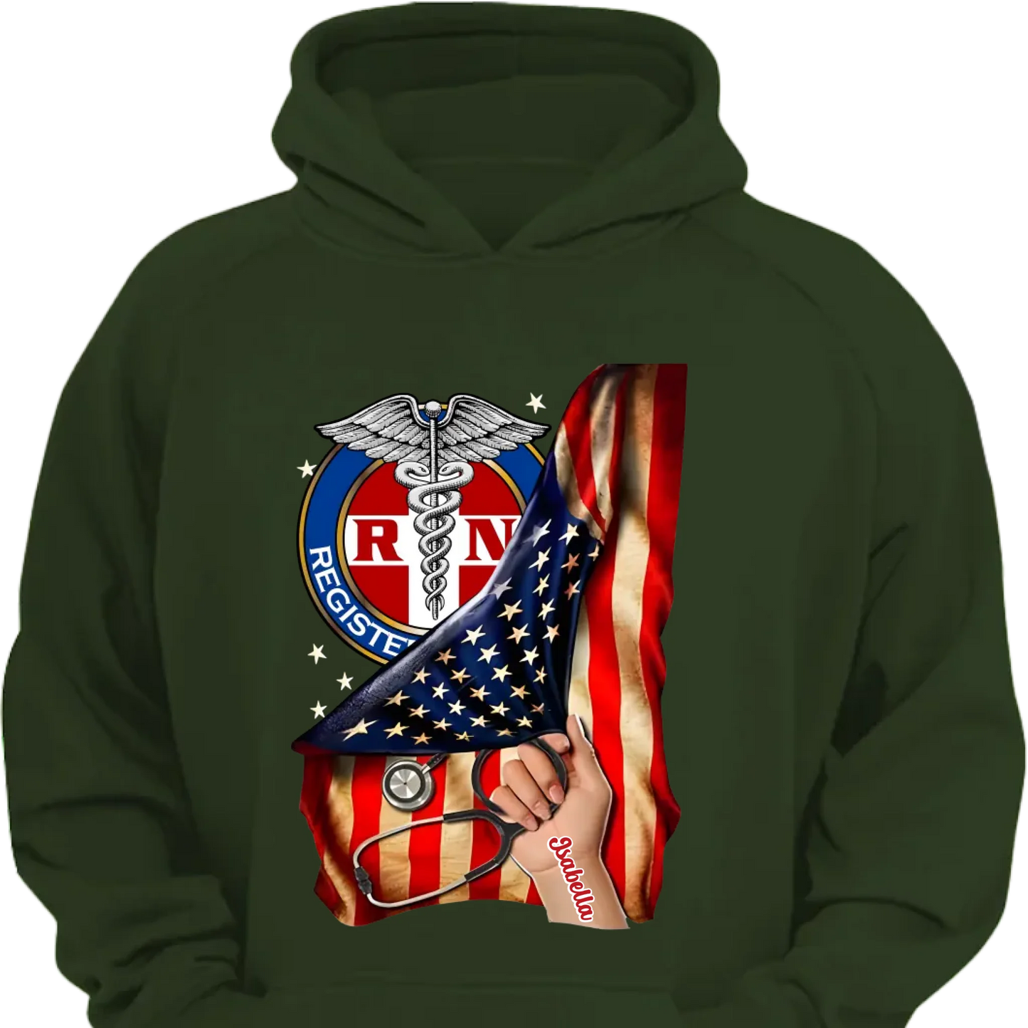Hoodie Army Green3