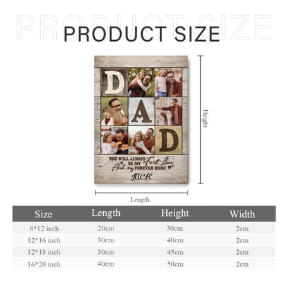 Dad Photo Collage Photo, Personalized Gifts For Dad, Best Father’s Day Gifts