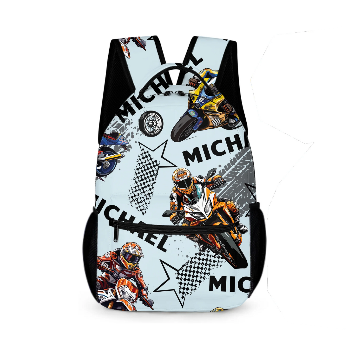 Personalized Truck Custom Name Backpack - Car  Backpack Gift For Student