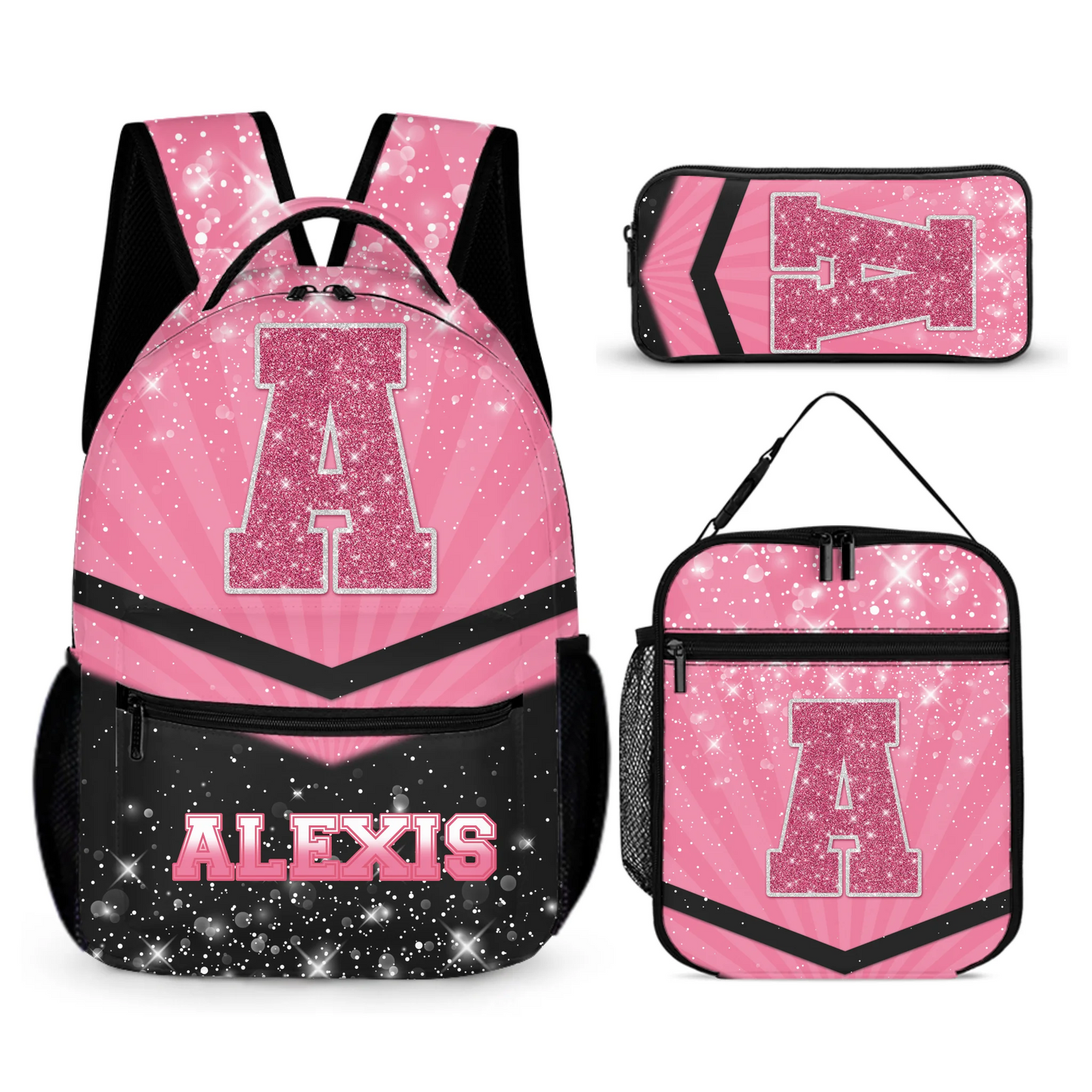 free shipping✈️ Customized Backpack - Personalized Glitter Monogrammed Name Bags for Kindergarten, Preschool and Elementary School Children
