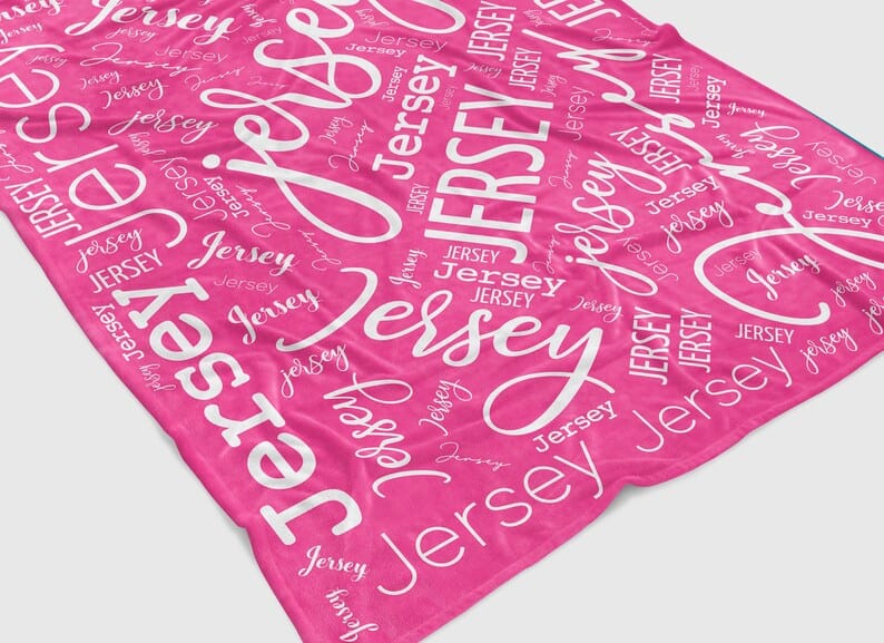 Personalized Name Customized Soft Blanket