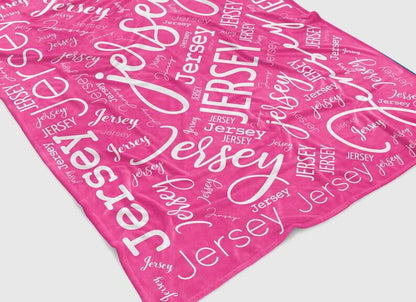Personalized Name Customized Soft Blanket